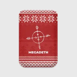 Картхолдер Magsafe магнитный Новогодний Megadeth