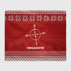 Плед 3D Новогодний Megadeth