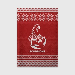 Обложка для автодокументов Новогодний Scorpions