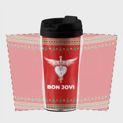 Термокружка-непроливайка Bon Jovi new year - фото 2
