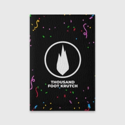 Обложка для паспорта матовая кожа Thousand Foot Krutch конфети