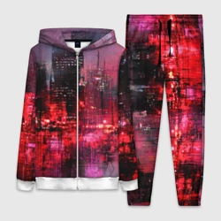 Женский костюм 3D Огни города мастихином - нейросеть