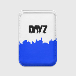 Картхолдер Magsafe магнитный Dayz сине белая геомтерия