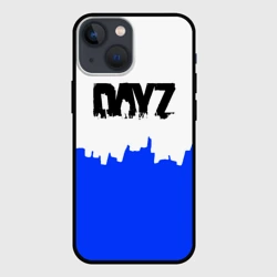 Чехол для iPhone 13 mini Dayz сине белая геомтерия