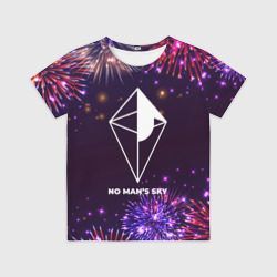 Детская футболка 3D Праздничный No Man's Sky