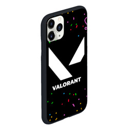 Чехол для iPhone 11 Pro Max матовый Valorant конфети - фото 2