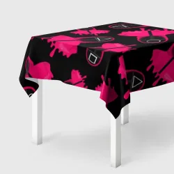 Скатерть 3D Стражи из игры в кальмара