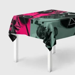 Скатерть 3D Маски из игры в кальмара