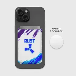 Картхолдер Magsafe магнитный Rust неоновые краски - фото 2