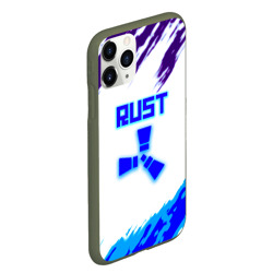 Чехол для iPhone 11 Pro Max матовый Rust неоновые краски - фото 2