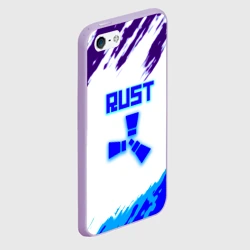 Чехол для iPhone 5/5S матовый Rust неоновые краски - фото 2