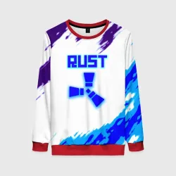 Женский свитшот 3D Rust неоновые краски