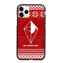 Чехол для iPhone 11 Pro Max матовый Новогодний No Man's Sky