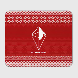 Прямоугольный коврик для мышки Новогодний No Man's Sky