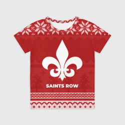 Детская футболка 3D Новогодний Saints Row