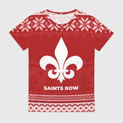 Женская футболка 3D Новогодний Saints Row