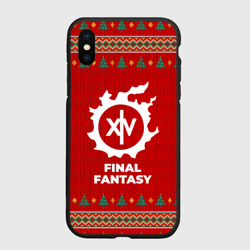 Чехол для iPhone XS Max матовый Final Fantasy new year