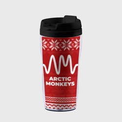 Термокружка-непроливайка Новогодний Arctic Monkeys