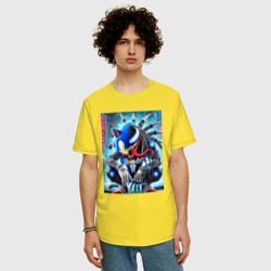 Мужская футболка хлопок Oversize Sonic-Venom - ai art fantasy - фото 2