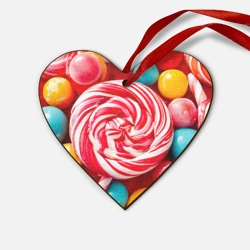 Деревянная игрушка Сердце Леденцы