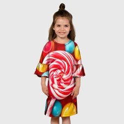 Детское платье 3D Леденцы - фото 2