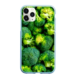 Чехол для iPhone 11 Pro Max матовый Брокколи
