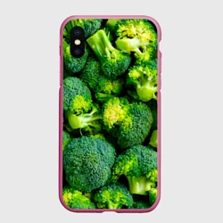 Чехол для iPhone XS Max матовый Брокколи