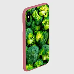 Чехол для iPhone XS Max матовый Брокколи - фото 2