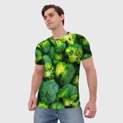 Мужская футболка 3D Брокколи - фото 2