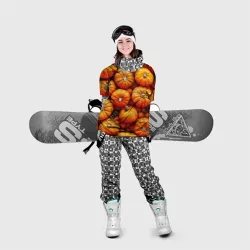 Накидка на куртку 3D Куча тыкв - фото 2