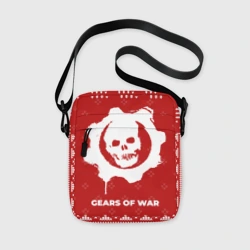 Сумка через плечо 3D Новогодний Gears of War с оленями