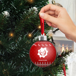 Ёлочный шар Новогодний Gears of War с оленями - фото 2