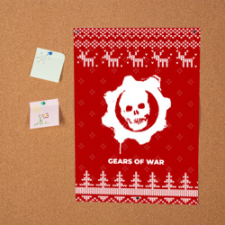 Постер Новогодний Gears of War с оленями - фото 2