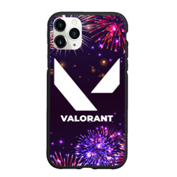 Чехол для iPhone 11 Pro Max матовый Праздничный Valorant
