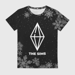 Женская футболка 3D Снежный The Sims