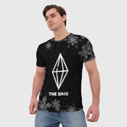 Мужская футболка 3D Снежный The Sims - фото 2