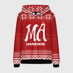 Мужская толстовка 3D Новогодний Maneskin