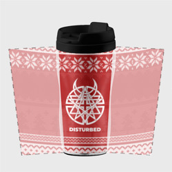 Термокружка-непроливайка Новогодний Disturbed - фото 2