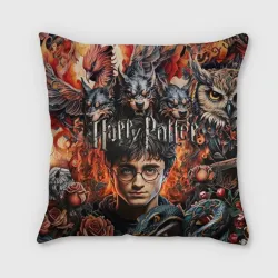 Подушка 3D Гарри Поттер и мифические существа
