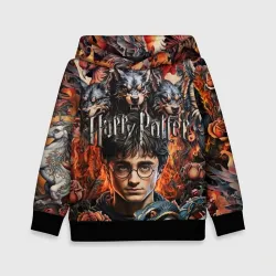 Детская толстовка 3D Гарри Поттер и мифические существа
