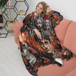 Плед с рукавами Гарри Поттер и мифические существа - фото 2