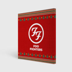 Холст квадратный Foo Fighters new year