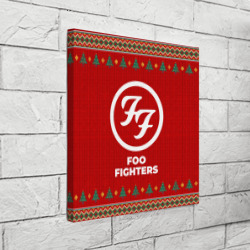 Холст квадратный Foo Fighters new year - фото 2