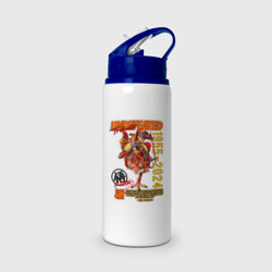 Бутылка для воды с трубочкой Dragon ball Gokuu Son