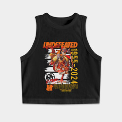 Женская укороченная майка-топ хлопок Dragon ball Gokuu Son