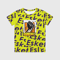 Детская футболка 3D Rainbow six pattern rap