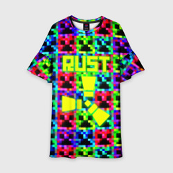 Детское платье 3D Minecraft x rust