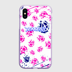 Чехол для iPhone XS Max матовый Tekken logo anime
