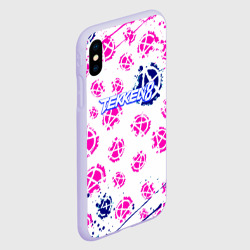 Чехол для iPhone XS Max матовый Tekken logo anime - фото 2