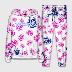 Женский костюм с толстовкой 3D Tekken logo anime